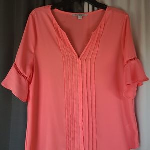 Coral Blouse